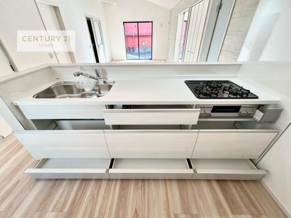 龍ケ崎市野原町 4号棟 新築戸建(キッチン)