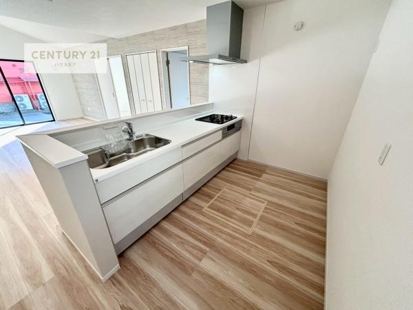 龍ケ崎市野原町 4号棟 新築戸建(キッチン)