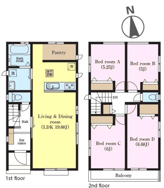 印西市木下　A号棟　新築戸建