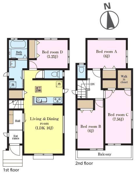 印西市木下　B号棟　新築戸建