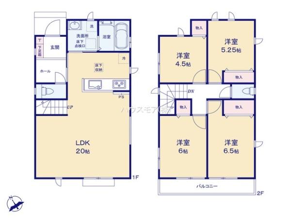 守谷市松前台6丁目　B号棟　新築戸建