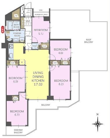 ラミーユ松戸ハイライズ2号棟ヴィラージュ棟