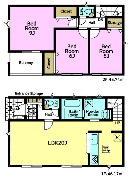 土浦市並木3丁目　1号棟　新築戸建