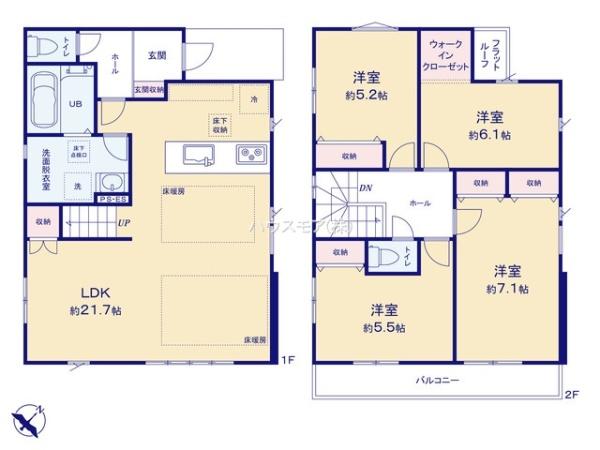 流山市東初石　2号棟　新築戸建