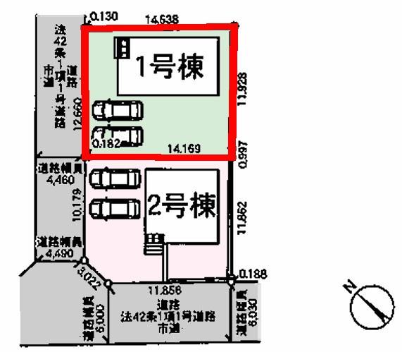 牛久市下根町　1号棟　新築戸建