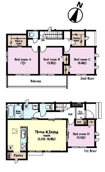 松戸市栗ケ沢　M号棟　新築戸建