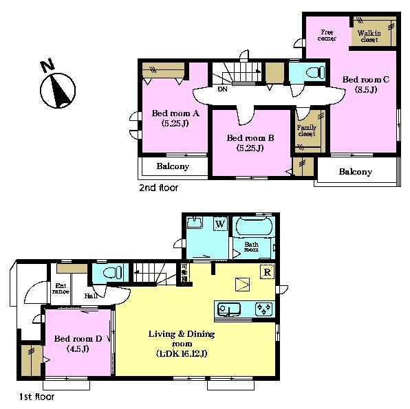 松戸市古ケ崎　B号棟　新築戸建