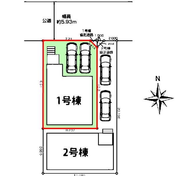 松戸市幸田1丁目　1号棟　新築戸建