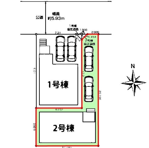 松戸市幸田1丁目　2号棟　新築戸建