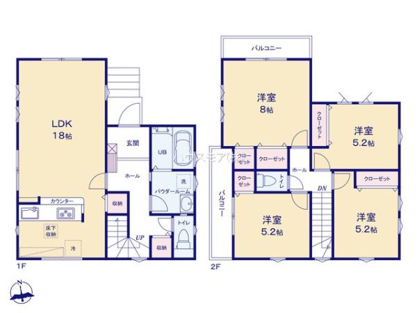 流山市加2丁目　新築戸建