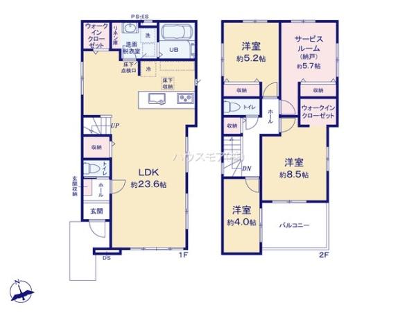 松戸市栄町2丁目　1号棟　新築戸建