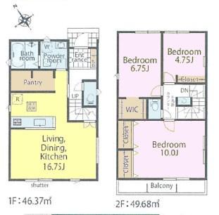 柏市酒井根2丁目　2号棟　新築戸建