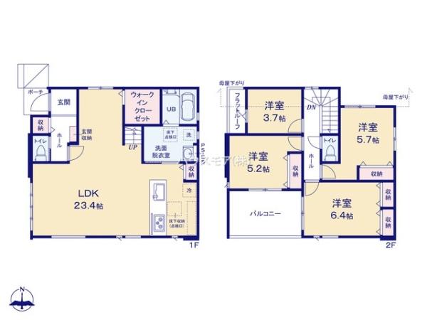 我孫子市湖北台5丁目　2号棟　新築戸建