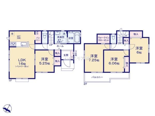 野田市清水　E号棟　新築戸建て