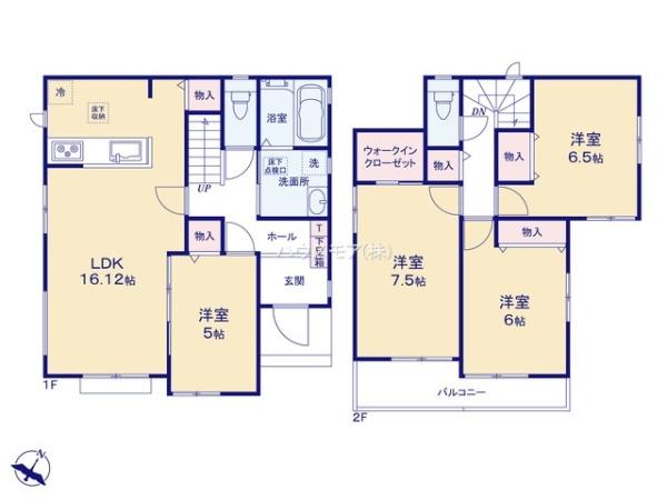野田市清水　D号棟　新築戸建て