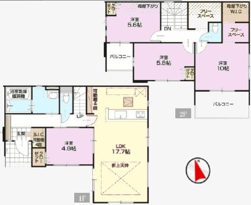 松戸市新松戸６丁目　新築戸建て