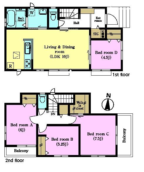 松戸市栗山　B号棟　新築戸建