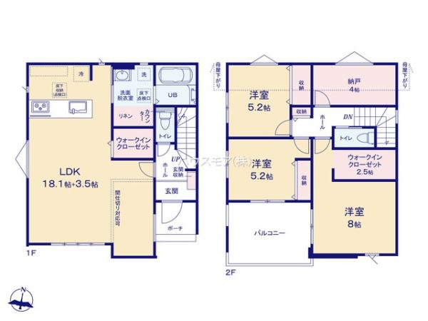 流山市東深井　1号棟　新築戸建て