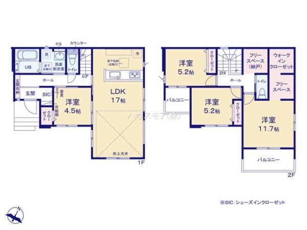 守谷市百合ケ丘2丁目　新築戸建て