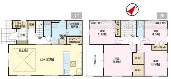 野田市山崎　6号棟　新築戸建て