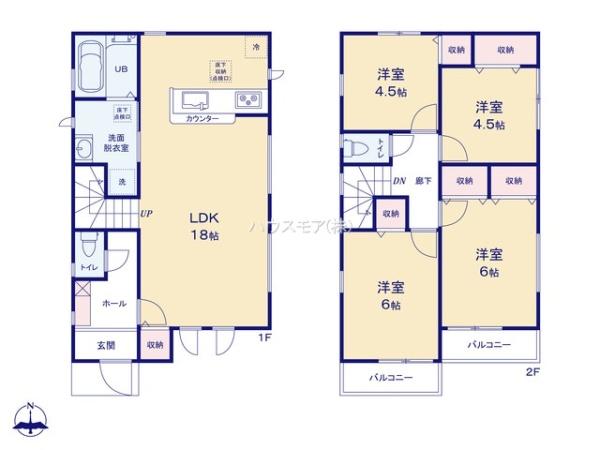 我孫子市青山台2丁目　1号棟　新築戸建