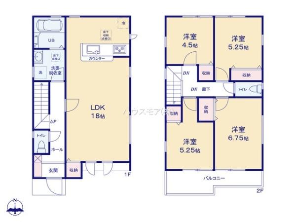 我孫子市青山台2丁目　2号棟　新築戸建