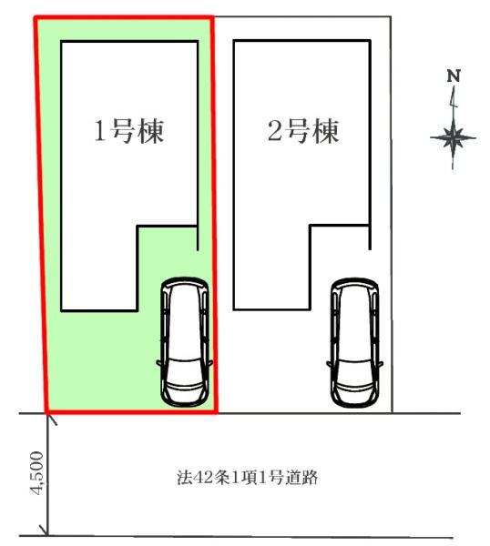我孫子市青山台2丁目　1号棟　新築戸建