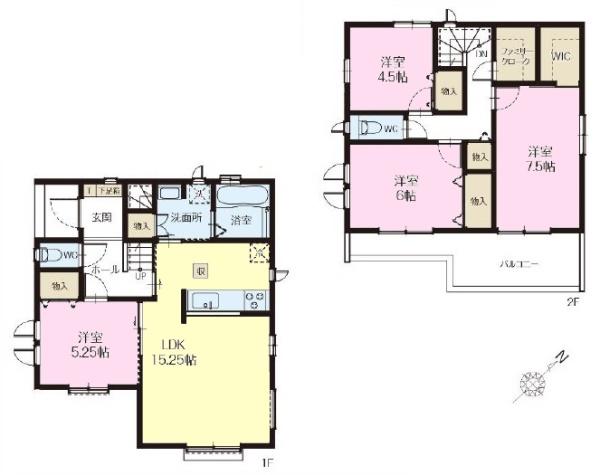 柏市花野井　A号棟　新築戸建