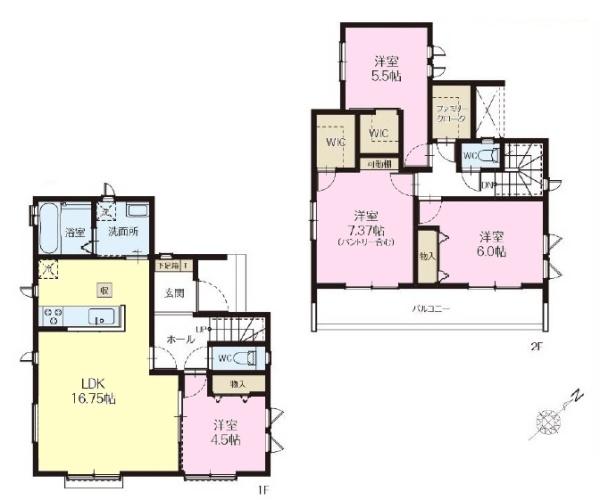 柏市花野井　B号棟　新築戸建