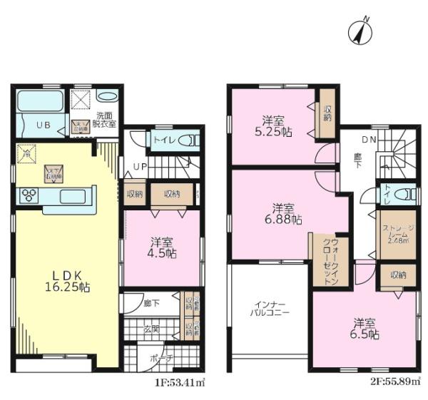 野田市親野井　2号棟　新築戸建