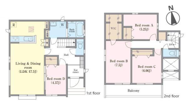 松戸市新松戸6丁目　D号棟　新築戸建