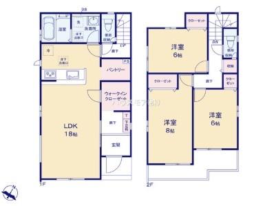 流山市東初石2丁目　2号棟　新築戸建