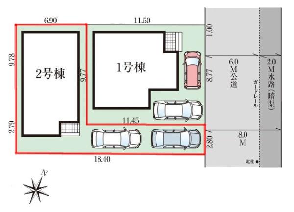 流山市東初石2丁目　2号棟　新築戸建