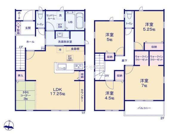 野田市中野台　1号棟　新築戸建て