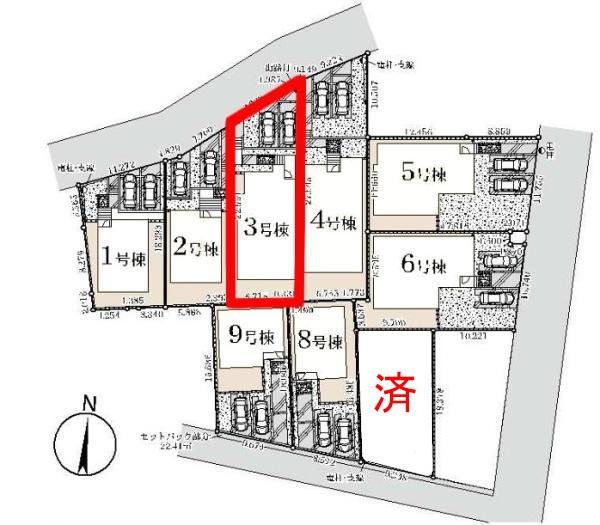 野田市中野台　3号棟　新築戸建て