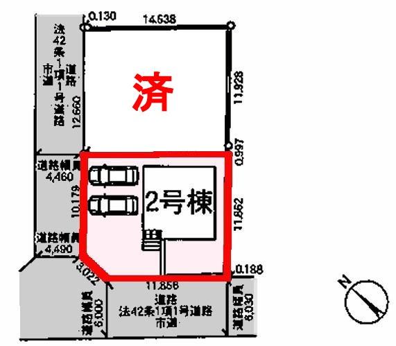 牛久市下根町　2号棟　新築戸建