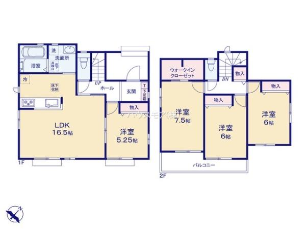 野田市堤台　B号棟　新築戸建
