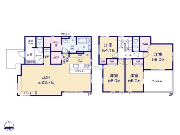 柏市花野井　新築戸建