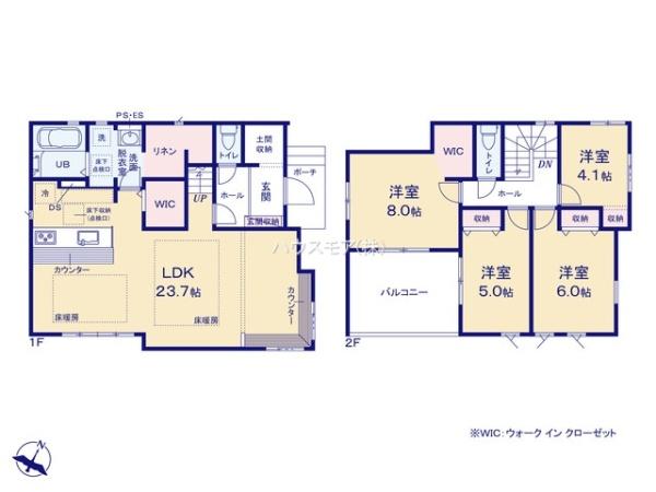 柏市柏の葉5丁目　2号棟　新築戸建