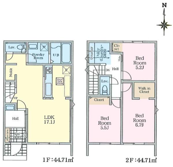 印西市高花5丁目　1号棟　新築戸建て