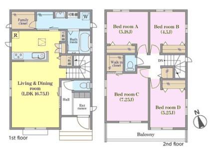 我孫子市青山台4丁目　A号棟　新築戸建