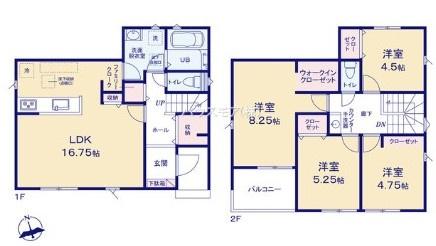 流山市松ケ丘5丁目　2号棟　新築戸建