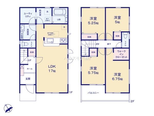 野田市大殿井　2号棟　新築戸建