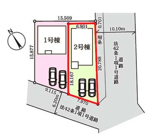 野田市大殿井　2号棟　新築戸建