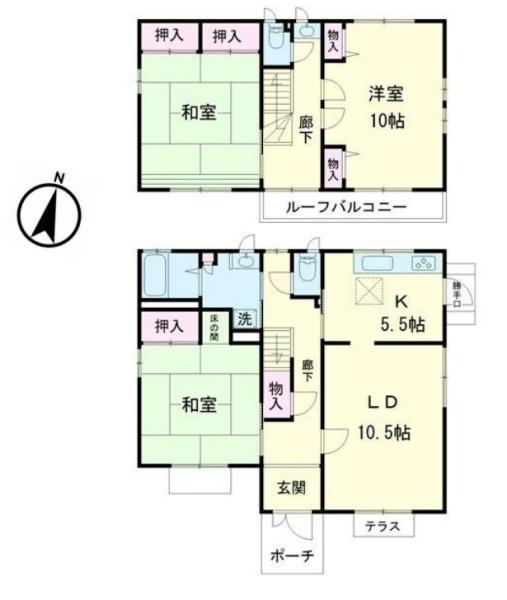 龍ケ崎市長山８丁目の中古一戸建て