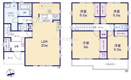 柏市東中新宿4丁目　1号棟　新築戸建