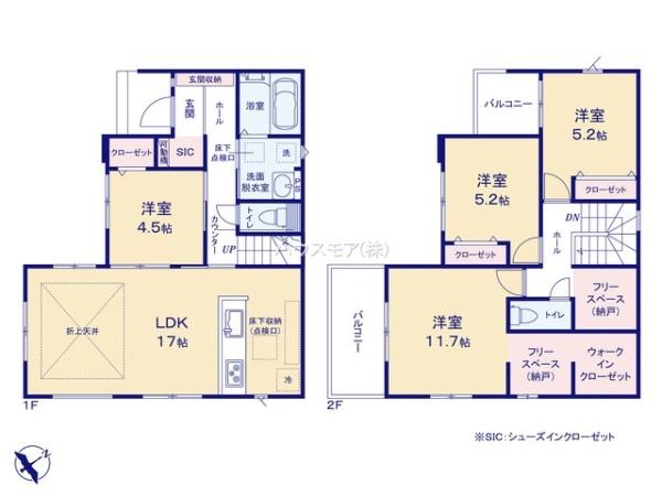 土浦市摩利山新田　4号棟　新築戸建