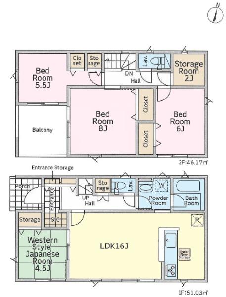 つくば市若森　1号棟　新築戸建て