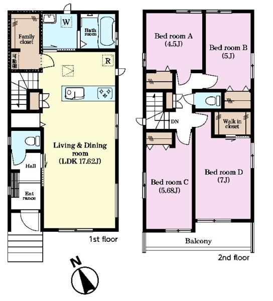 松戸市栗山　B号棟　新築戸建