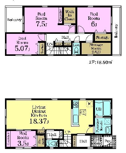 野田市山崎　2号棟　新築戸建